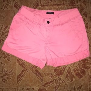 Express pink shorts size 6 great condition